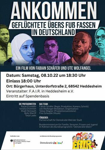 Ankommen Geflüchtete übers Fuß fassen in Deutschland+image01